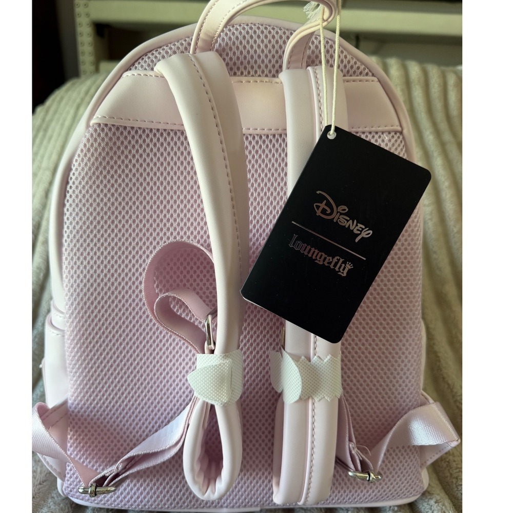 Disney Loungefly Minnie Mouse Tie Dye 3D Molded Pastel Mini Backpack New - Picture 4 of 9